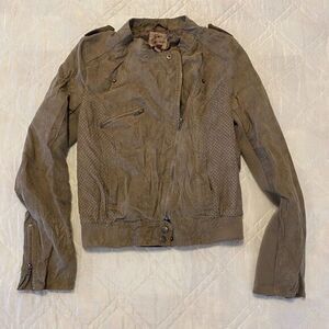 P. Women's Mine Long Sleeve Button Up Basic Jacket, Size M‎